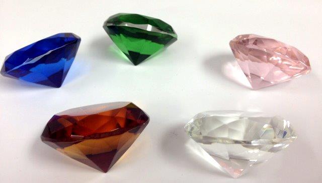 Diamond Crystal Paperweight - Prizes for Ladies - Prizes & Novelties
