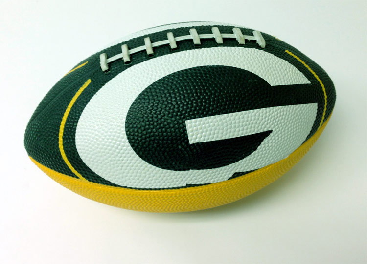 Green Bay Packers Logo Football - Sports Team Logo Prizes - Prizes & Novelties